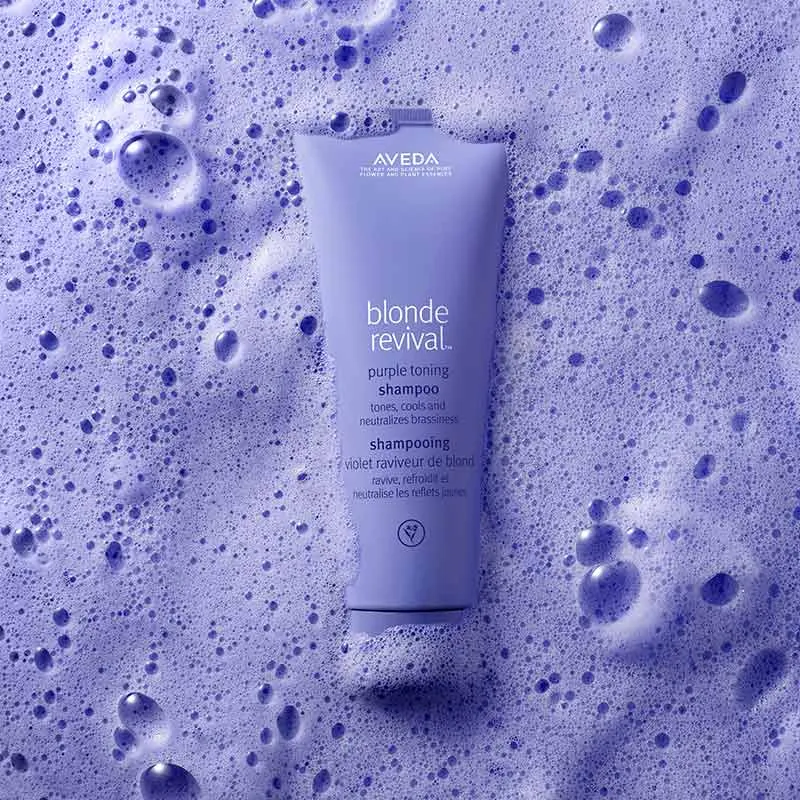 Aveda Blonde Revival Purple Toning Home and Away Bundle